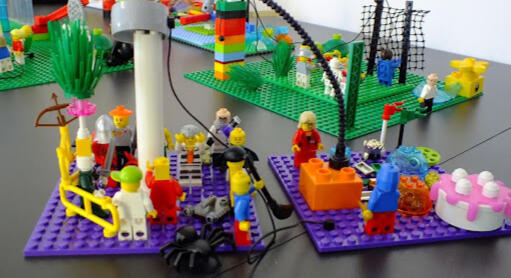 LEGO® model from a recent workshop